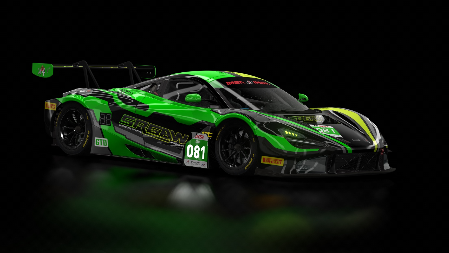 GT3 EVO - McLaren 720S GT3 2019, skin ACFIMSA_Sebring_GTD_081