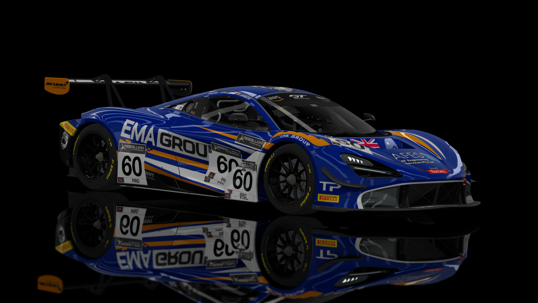 GT3 EVO - McLaren 720S GT3 2019, skin ema_group_59_racing_60