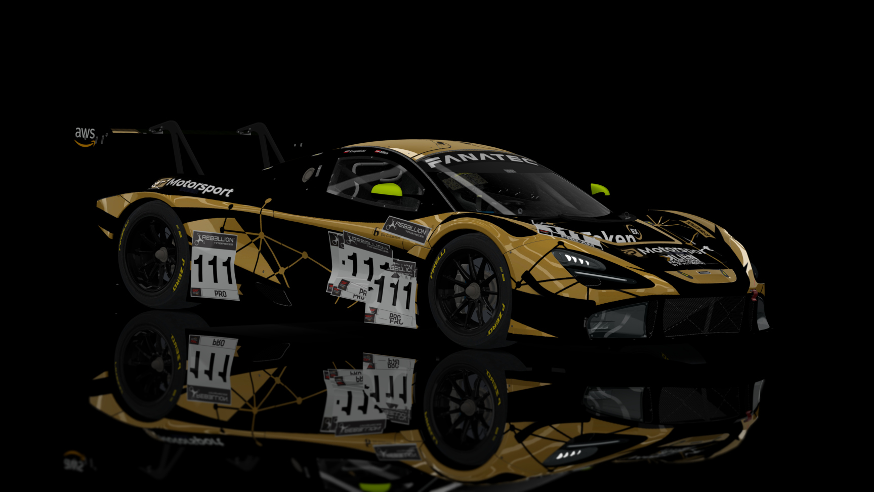 GT3 EVO - McLaren 720S GT3 2019, skin jp_motorsport_111