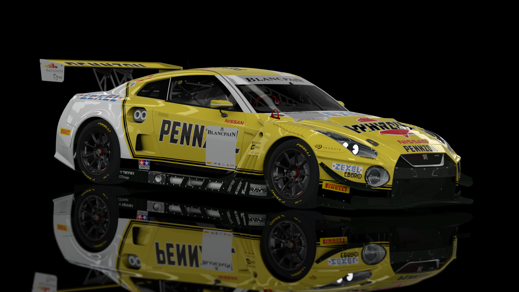 GT3 EVO - Nissan GT-R GT3 2018, skin _Pennzoil