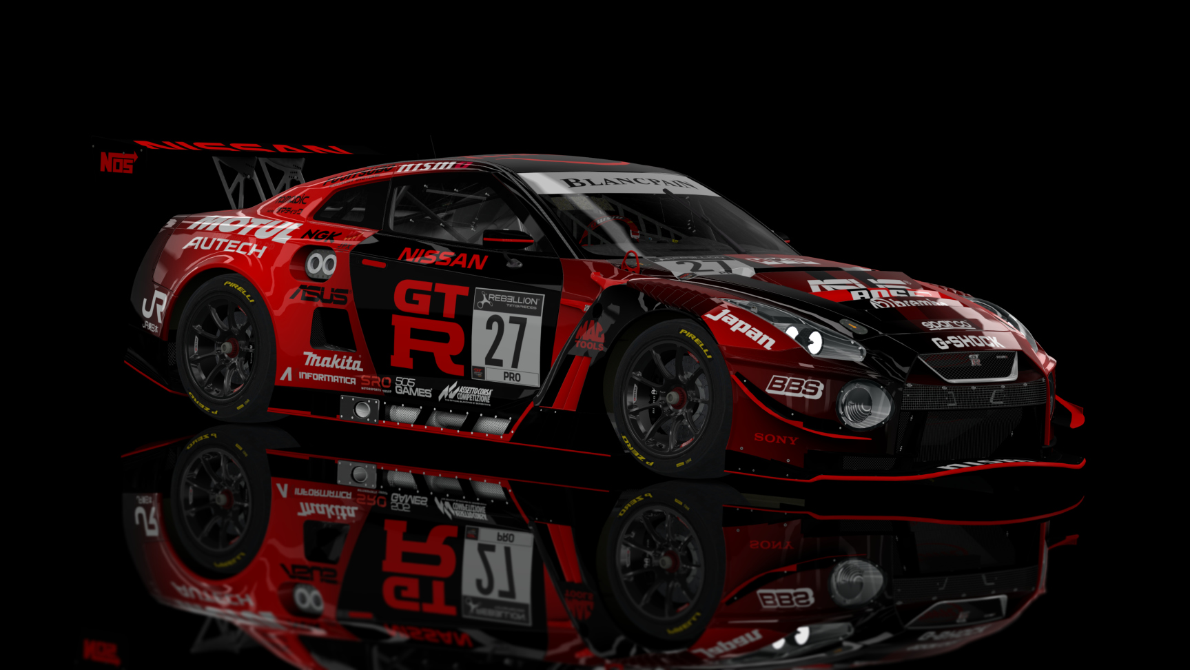 GT3 EVO - Nissan GT-R GT3 2018, skin _STXGT-R