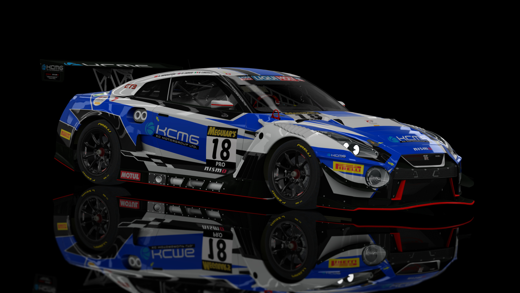 GT3 EVO - Nissan GT-R GT3 2018, skin kcmg_igtc_bathurst12h_#18