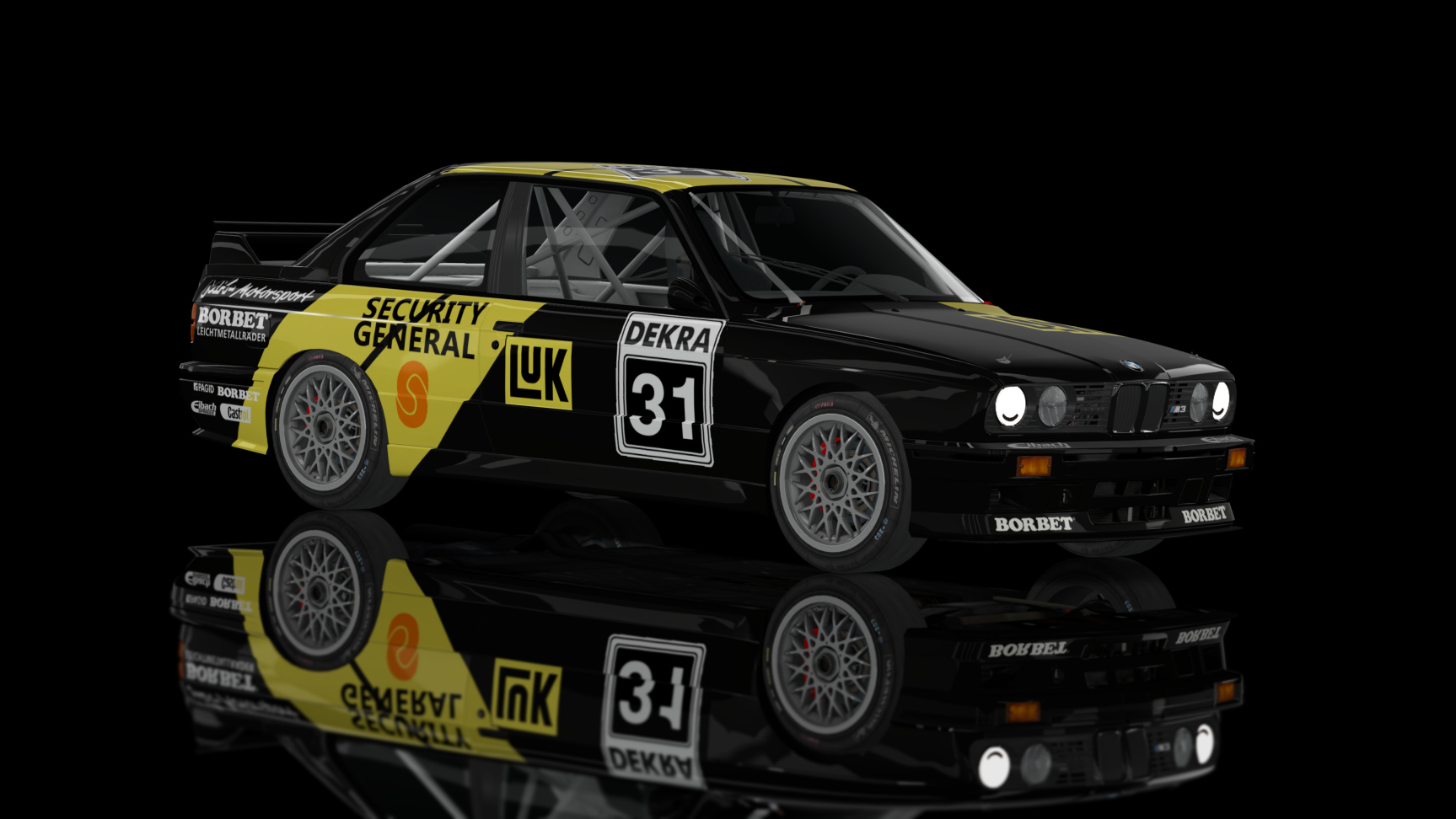 CLASSIC GR.A - BMW M3 E30 Gr.A 1992, skin LUK