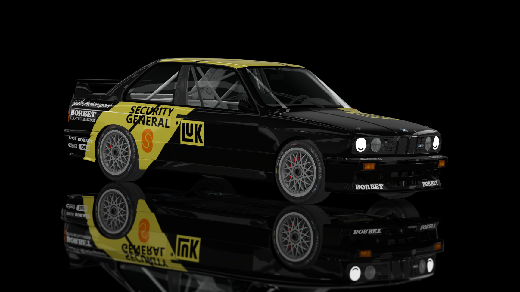 CLASSIC GR.A - BMW M3 E30 Gr.A 1992, skin black