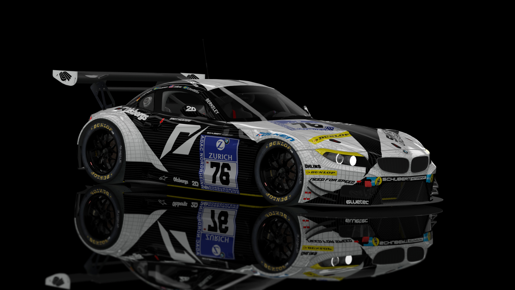 BMW Z4 GT3, skin Schubert_Motorsport_2011