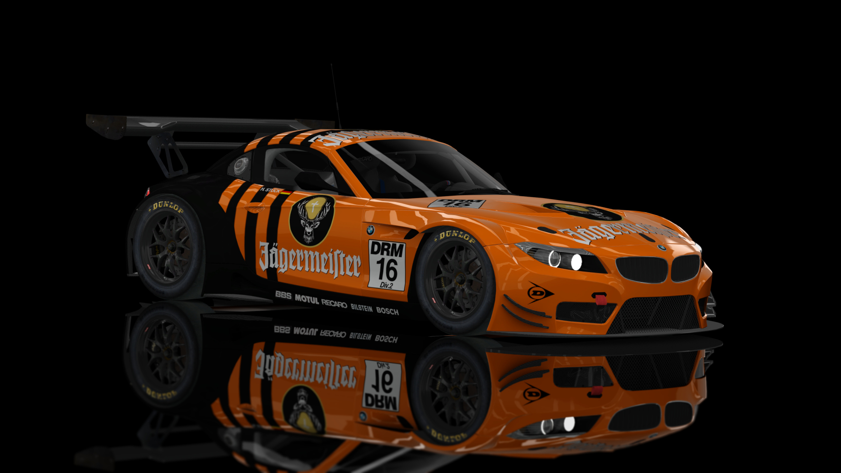 BMW Z4 GT3, skin jagermeister