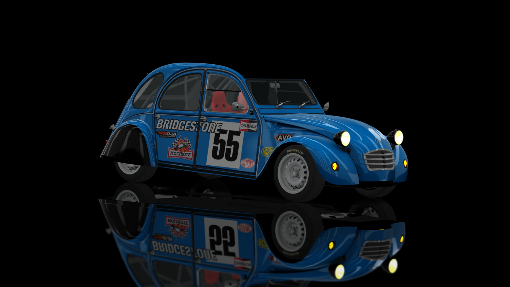 CLASSIC GR.1 - Citroen 2CV 1970, skin 55