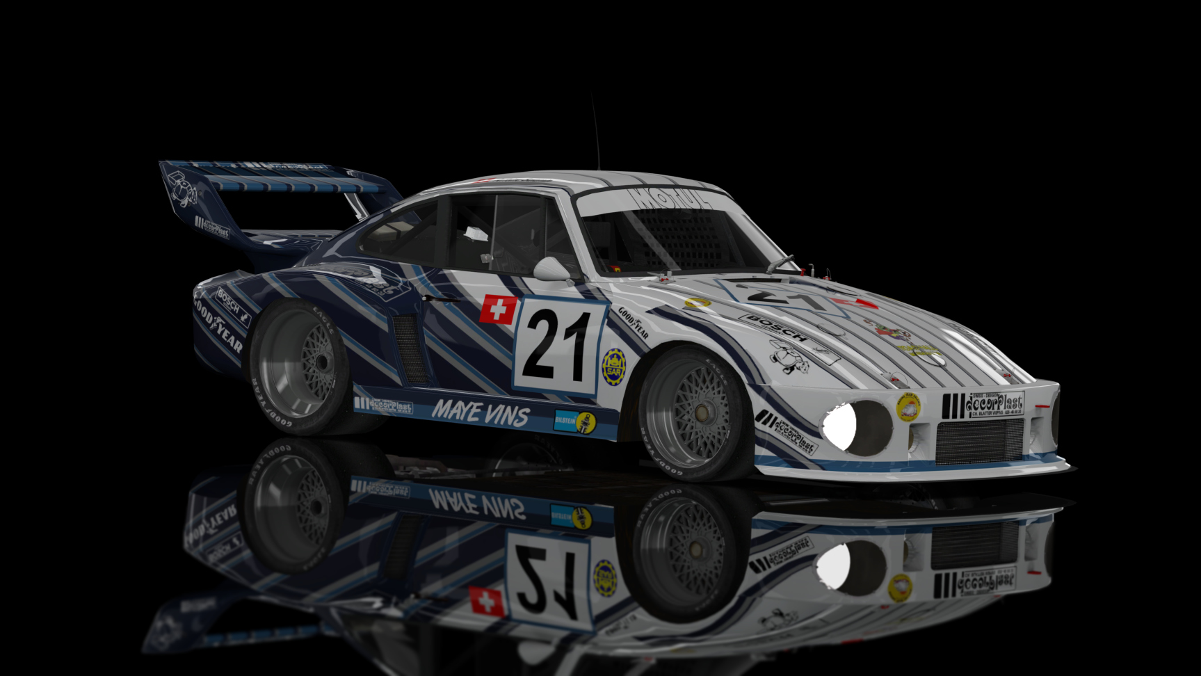 CLASSIC GR.5 - Porsche 935 K2 3.0 2 1977, skin 021_DECORPLAST