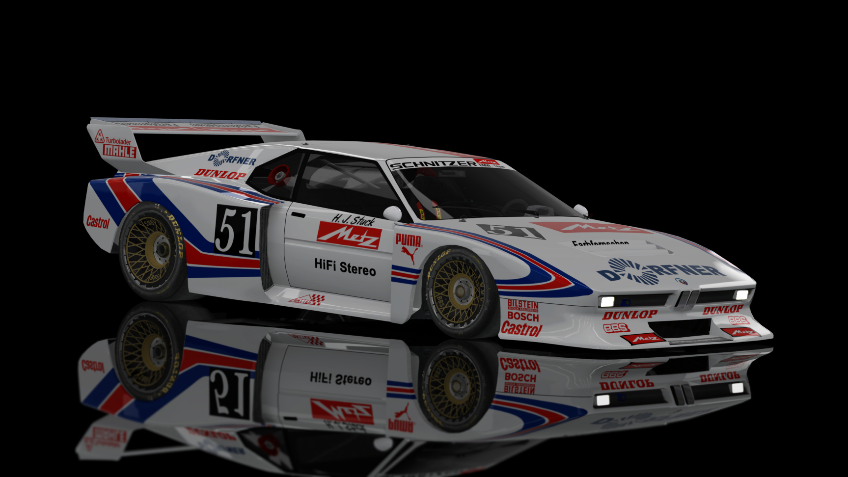 CLASSIC GR.5 - BMW M1 Turbo 1981, skin BMW_M1_METZ