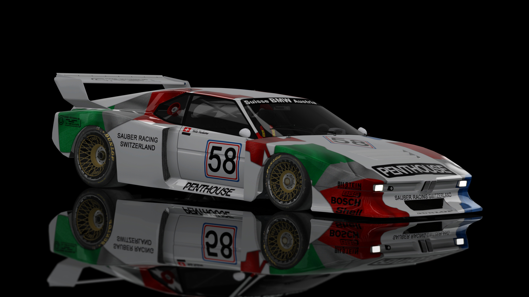 CLASSIC GR.5 - BMW M1 Turbo 1981, skin BMW_M1_SAUBER_ZOLDER