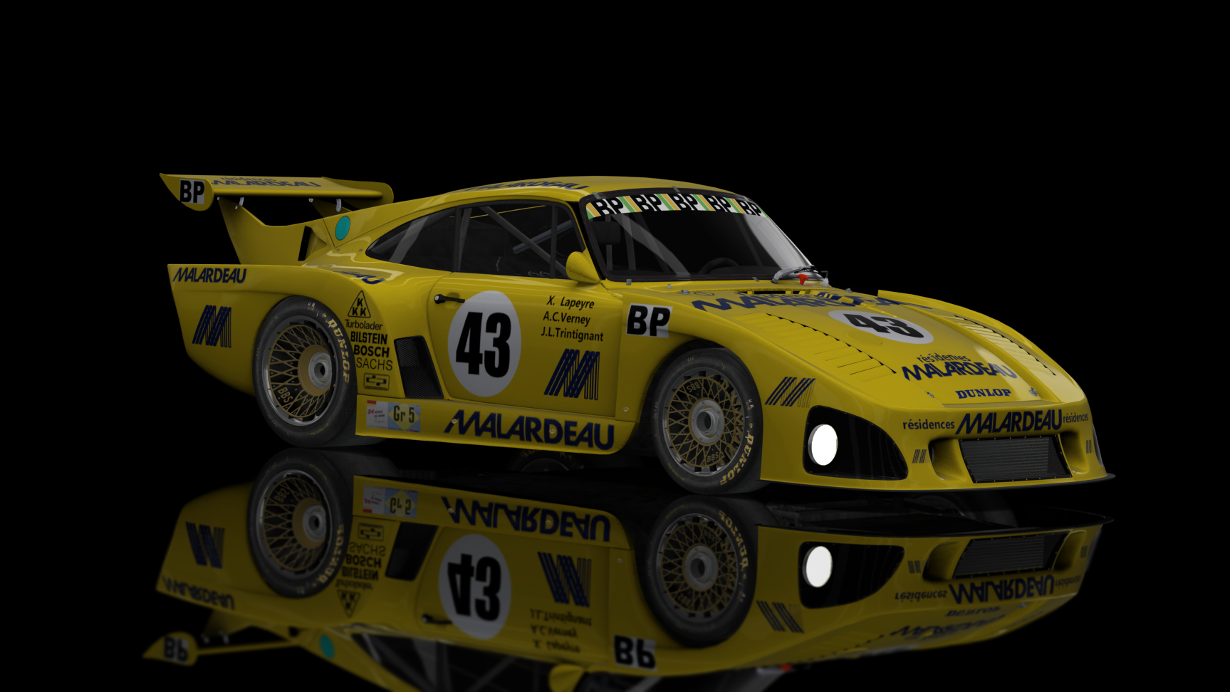 CLASSIC GR.5 - Porsche 935 K3 1 1979, skin MALARDEAU