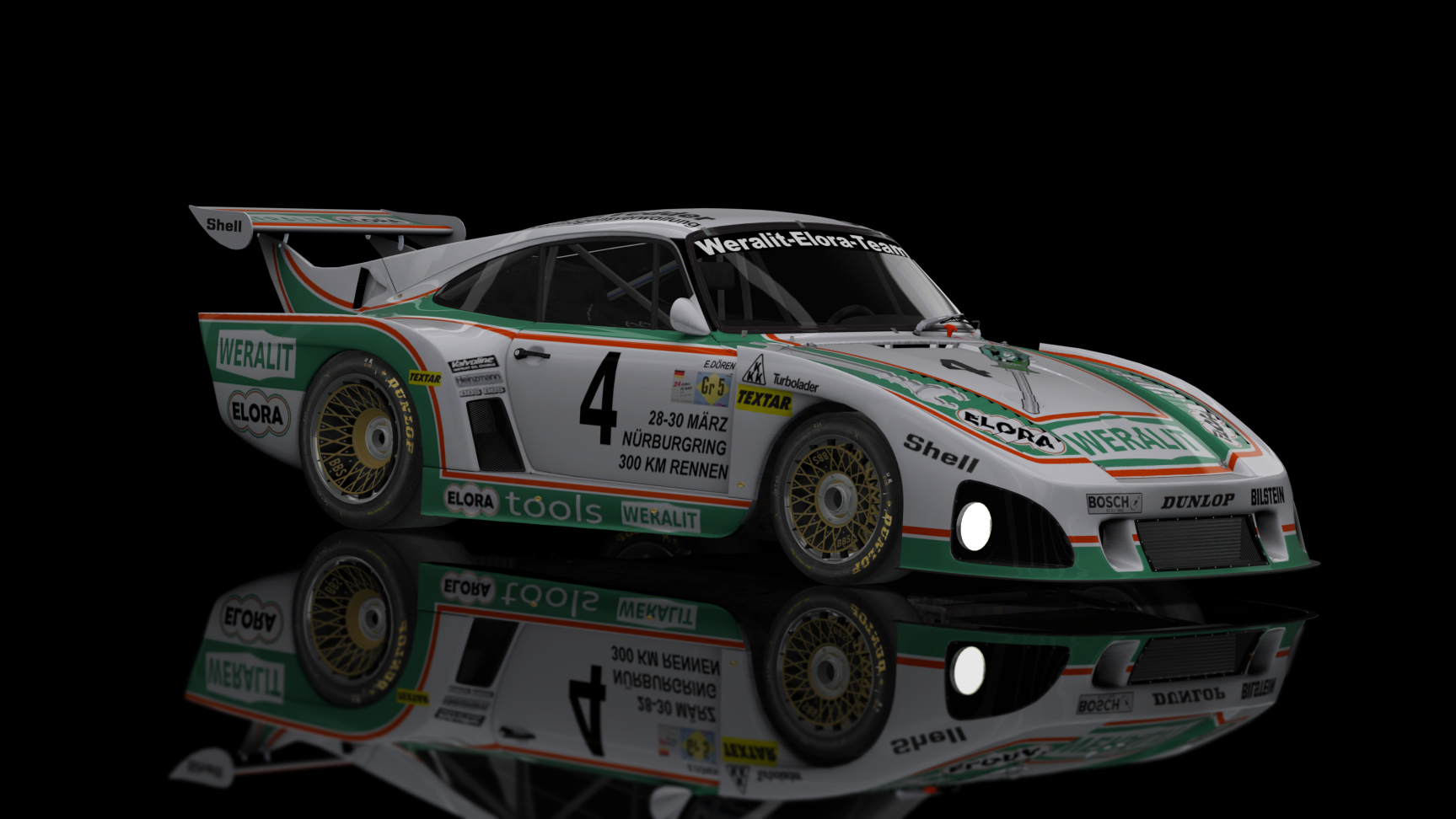 CLASSIC GR.5 - Porsche 935 K3 1 1979, skin WERALIT_ELORA