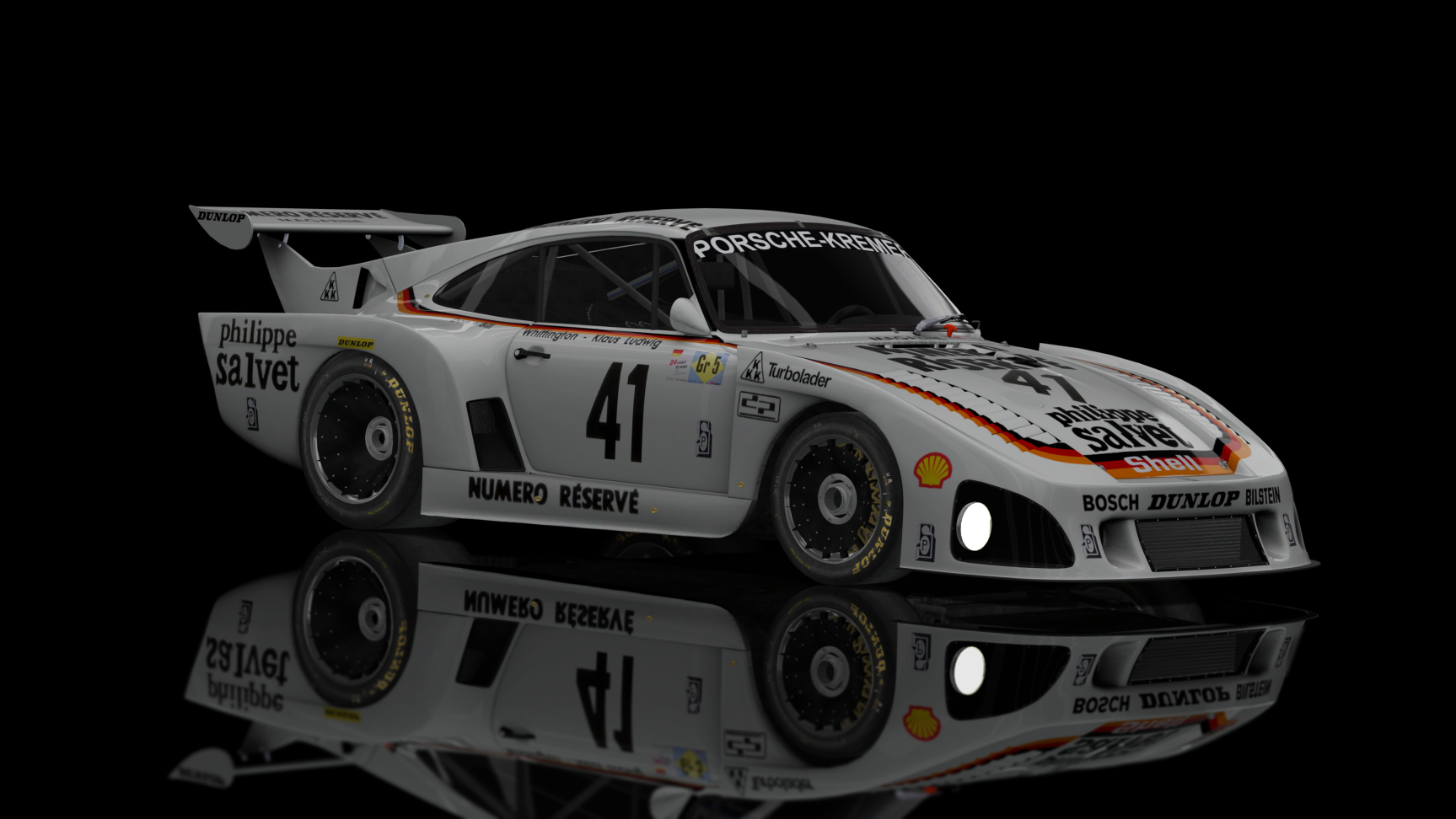 CLASSIC GR.5 - Porsche 935 K3 1 1979, skin salvet