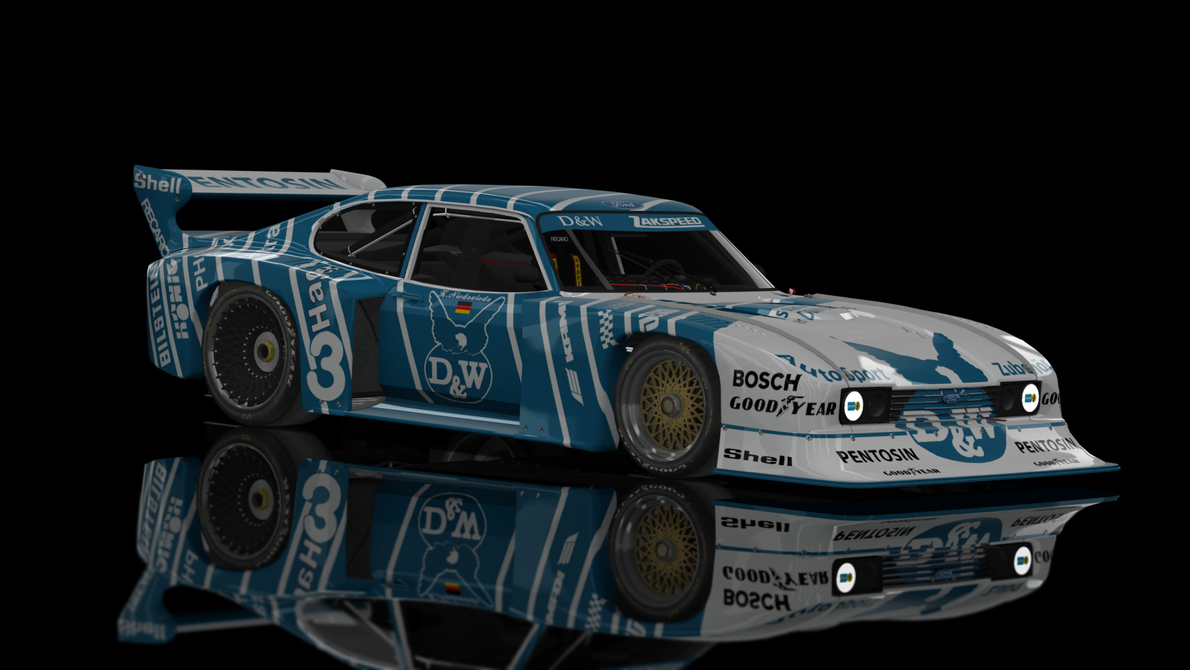 CLASSIC GR.5 - Ford Capri Turbo 1980, skin FORD_CAPRI_DW1_003