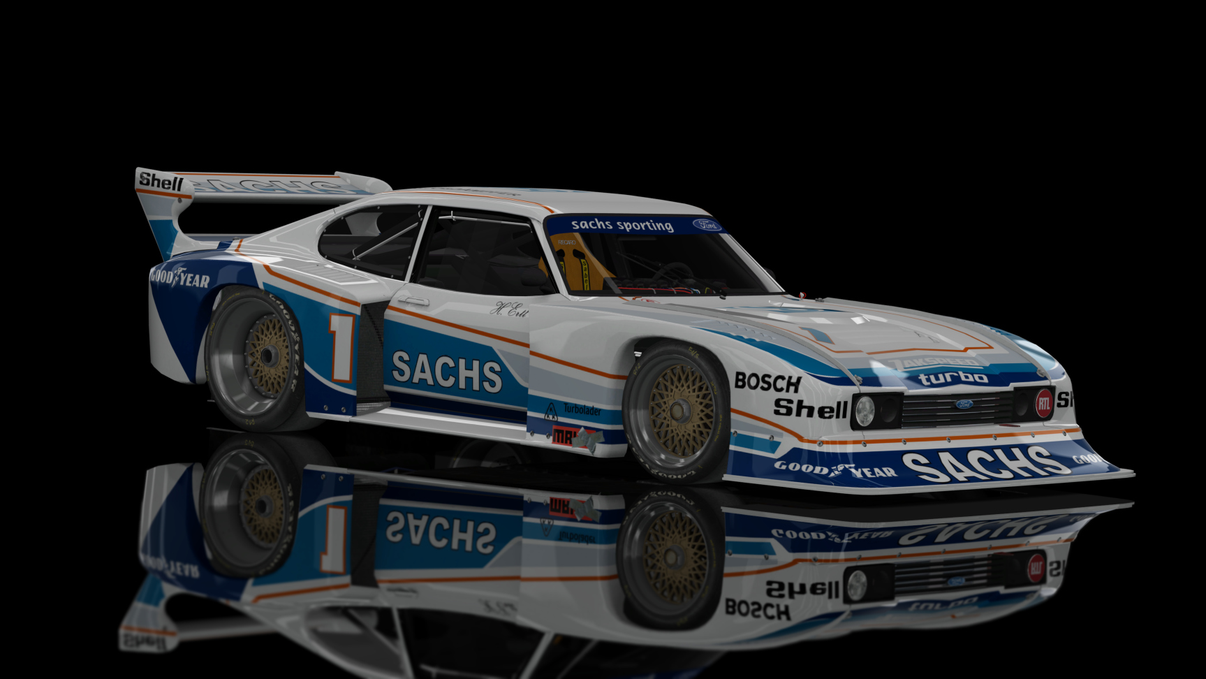 CLASSIC GR.5 - Ford Capri Turbo 1980, skin FORD_CAPRI_SACHS_001