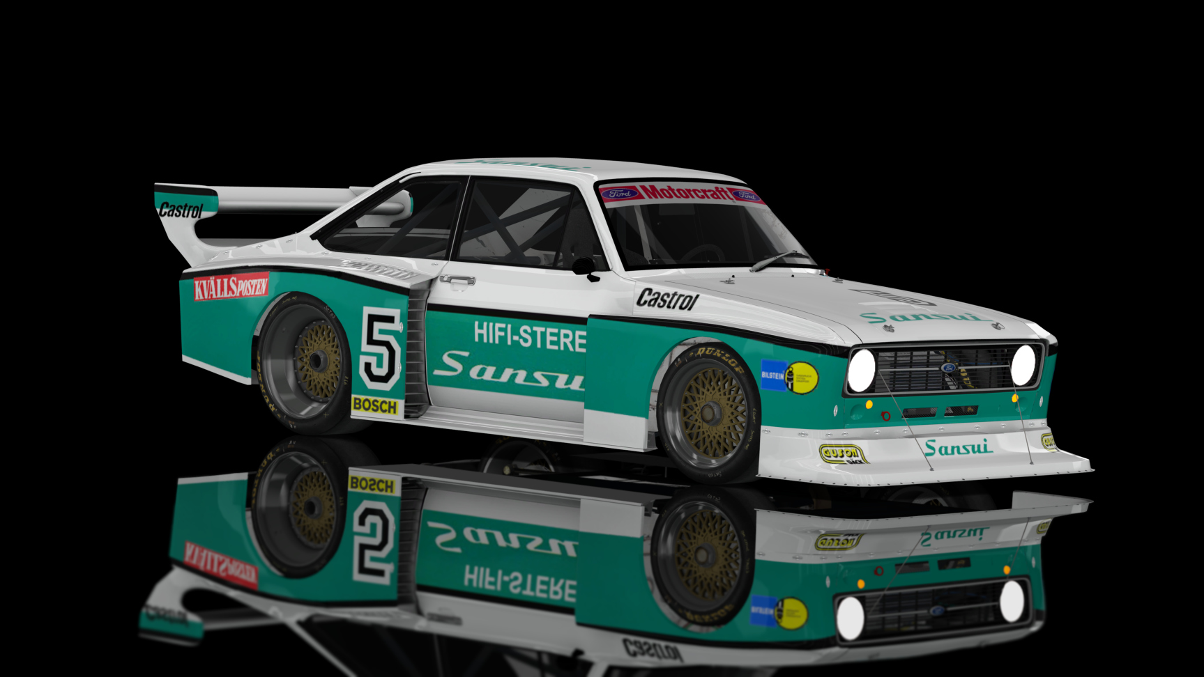 CLASSIC GR.5 - Ford Escort II RS Turbo 1978, skin Sansui