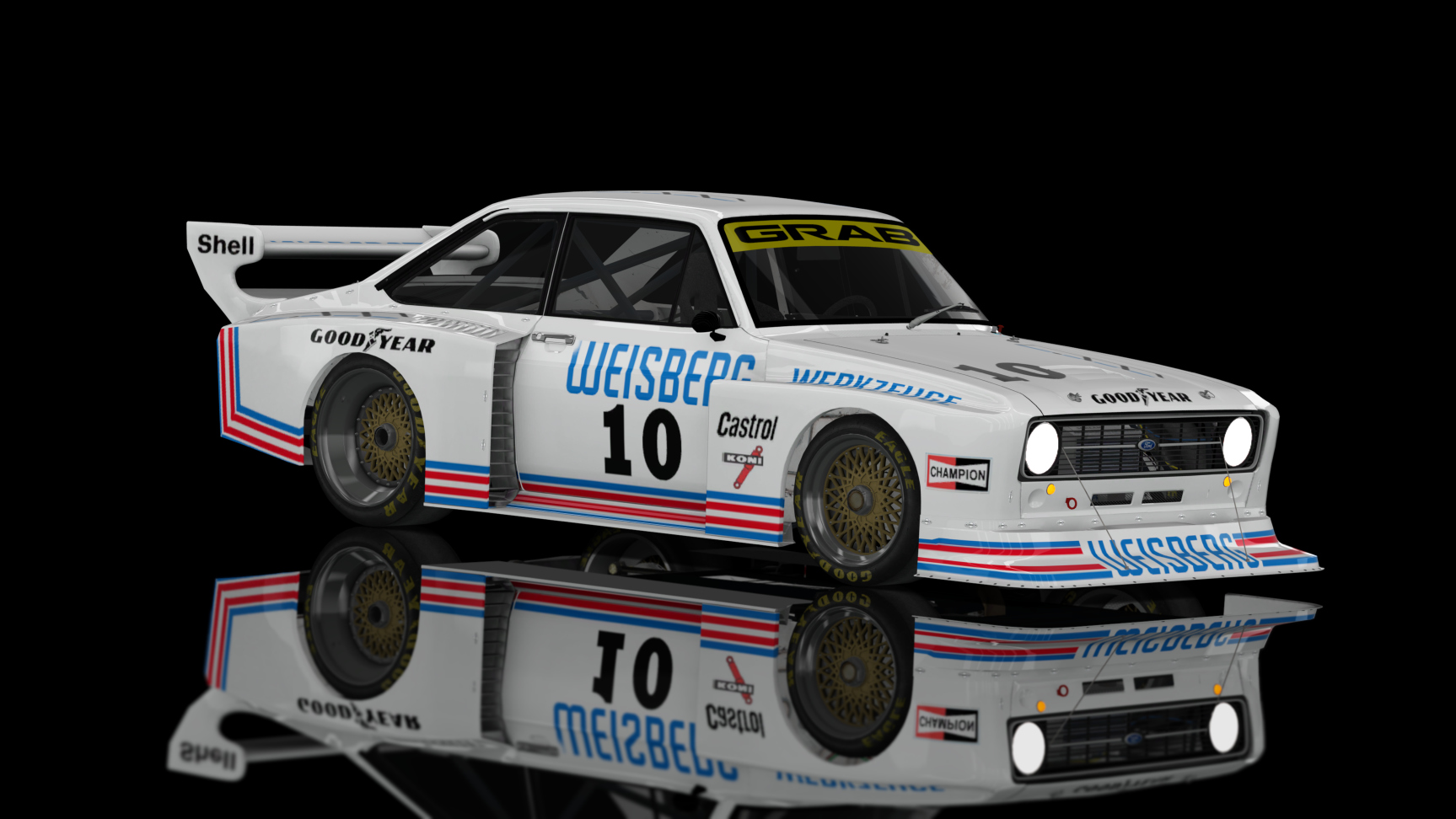 CLASSIC GR.5 - Ford Escort II RS Turbo 1978, skin Weisberg