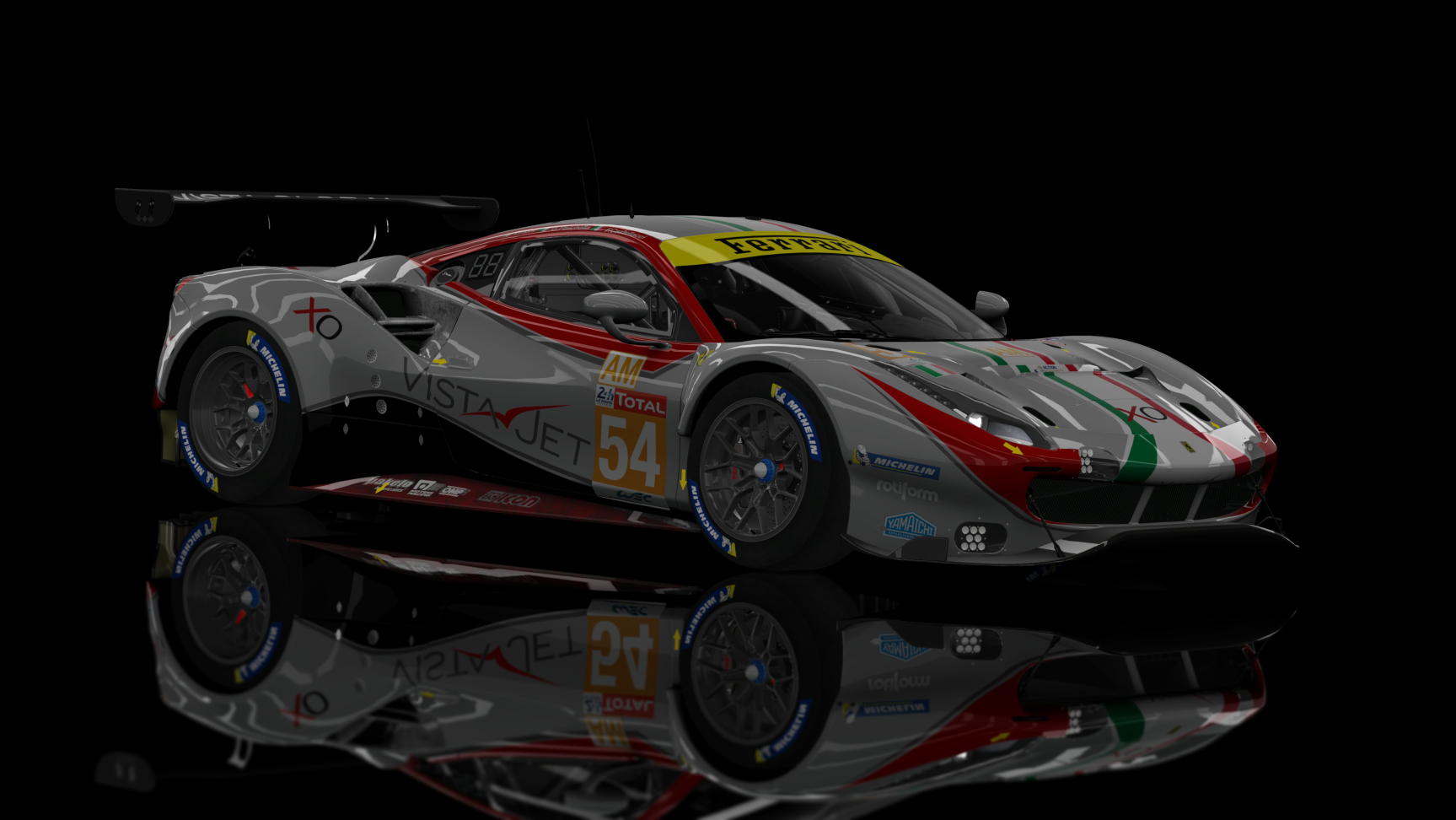 GTE 2 - Ferrari 488 GTE EVO 2019, skin AF Corse #54 2020 LM24