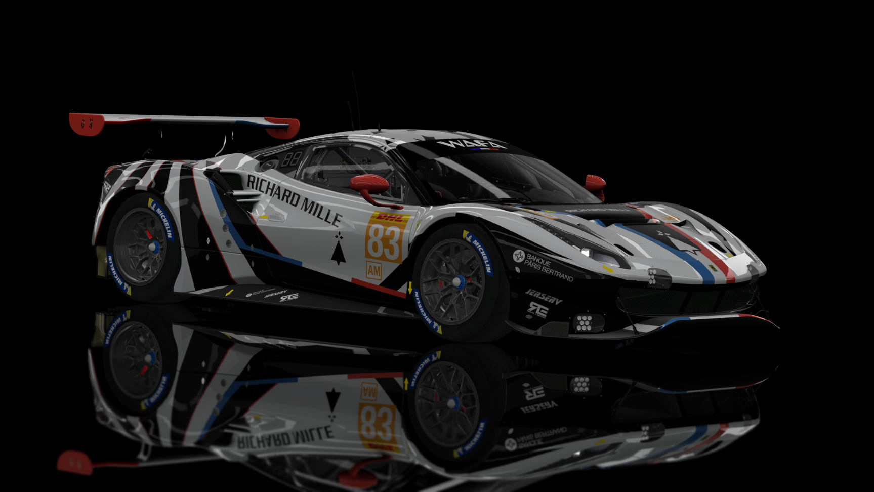 GTE 2 - Ferrari 488 GTE EVO 2019, skin AF Corse #83 2020