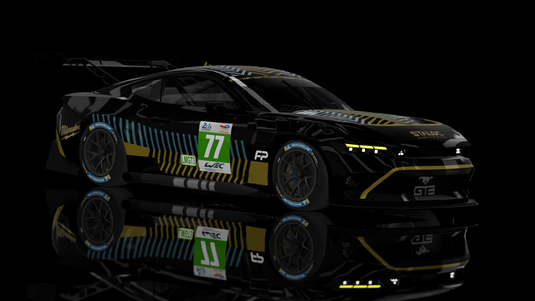 GT3 EVO - Ford Mustang S650 GT3 2024, skin Proton