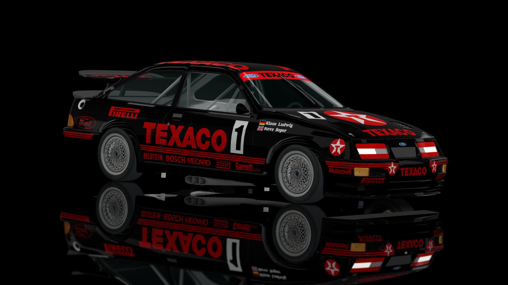 CLASSIC GR.A - Ford Sierra RS500 DTM 1990, skin Texaco