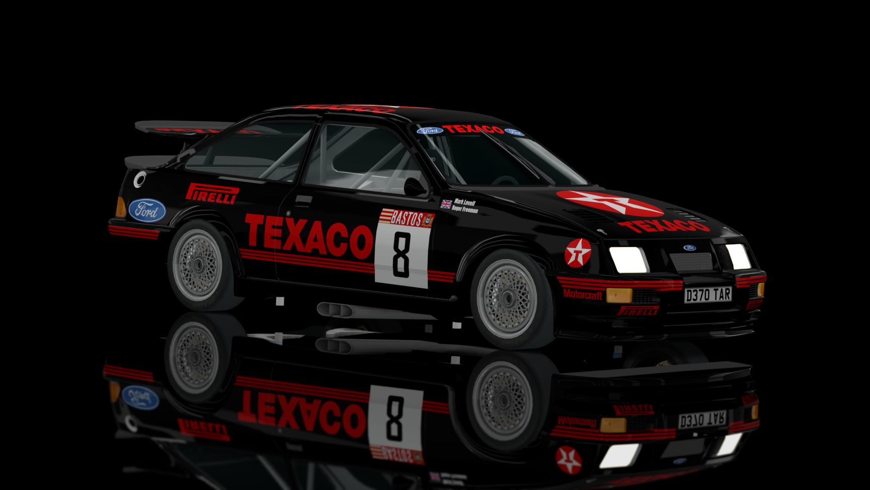 CLASSIC GR.A - Ford Sierra RS500 DTM 1990, skin Texaco_8