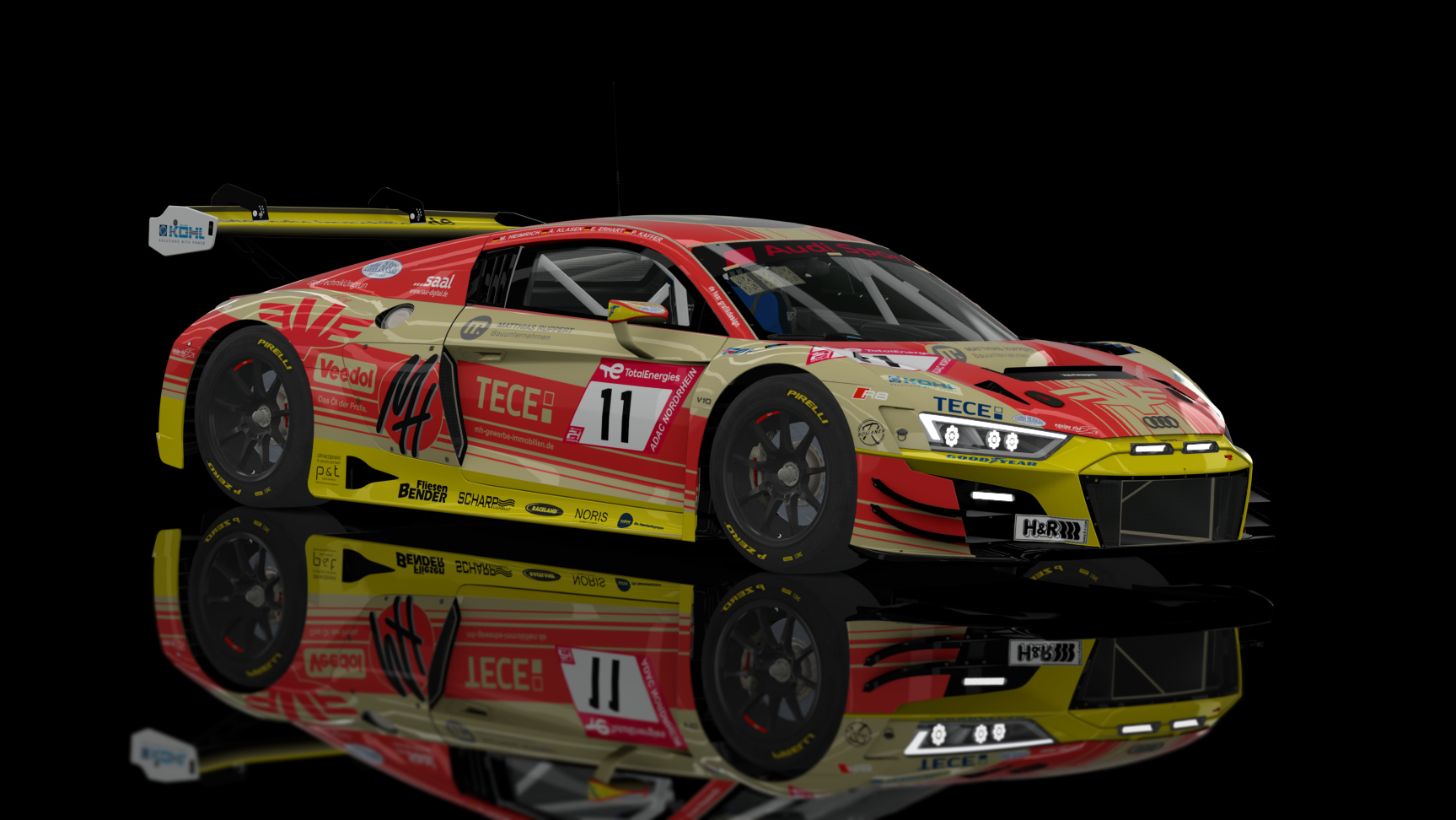 GT3 EVO - Audi R8 LMS EVO II 2021 FSR, skin équipe_vitesse_#11_2022