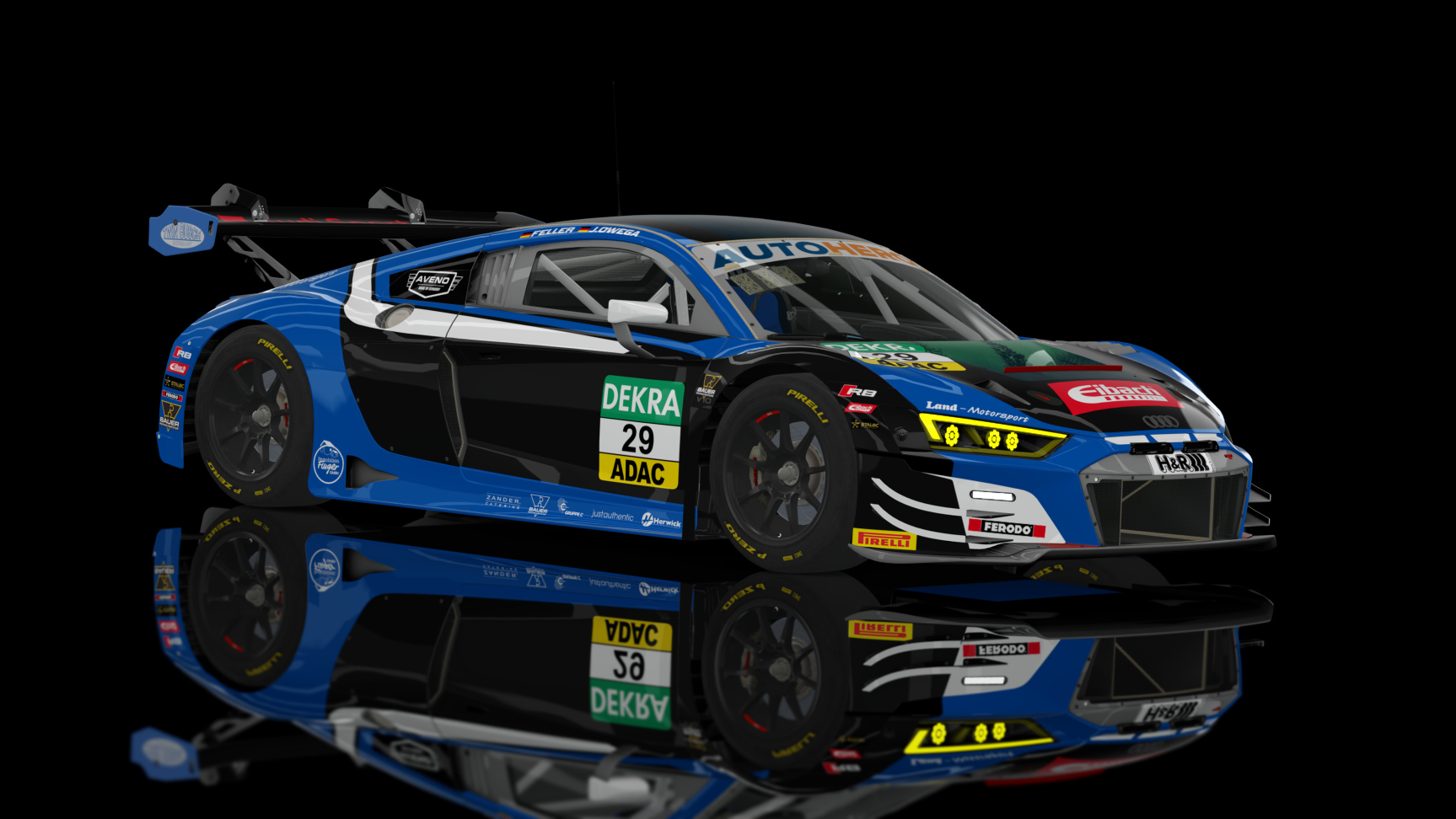 GT3 EVO - Audi R8 LMS EVO II 2021 FSR, skin 2022 GT Masters  Ric 29