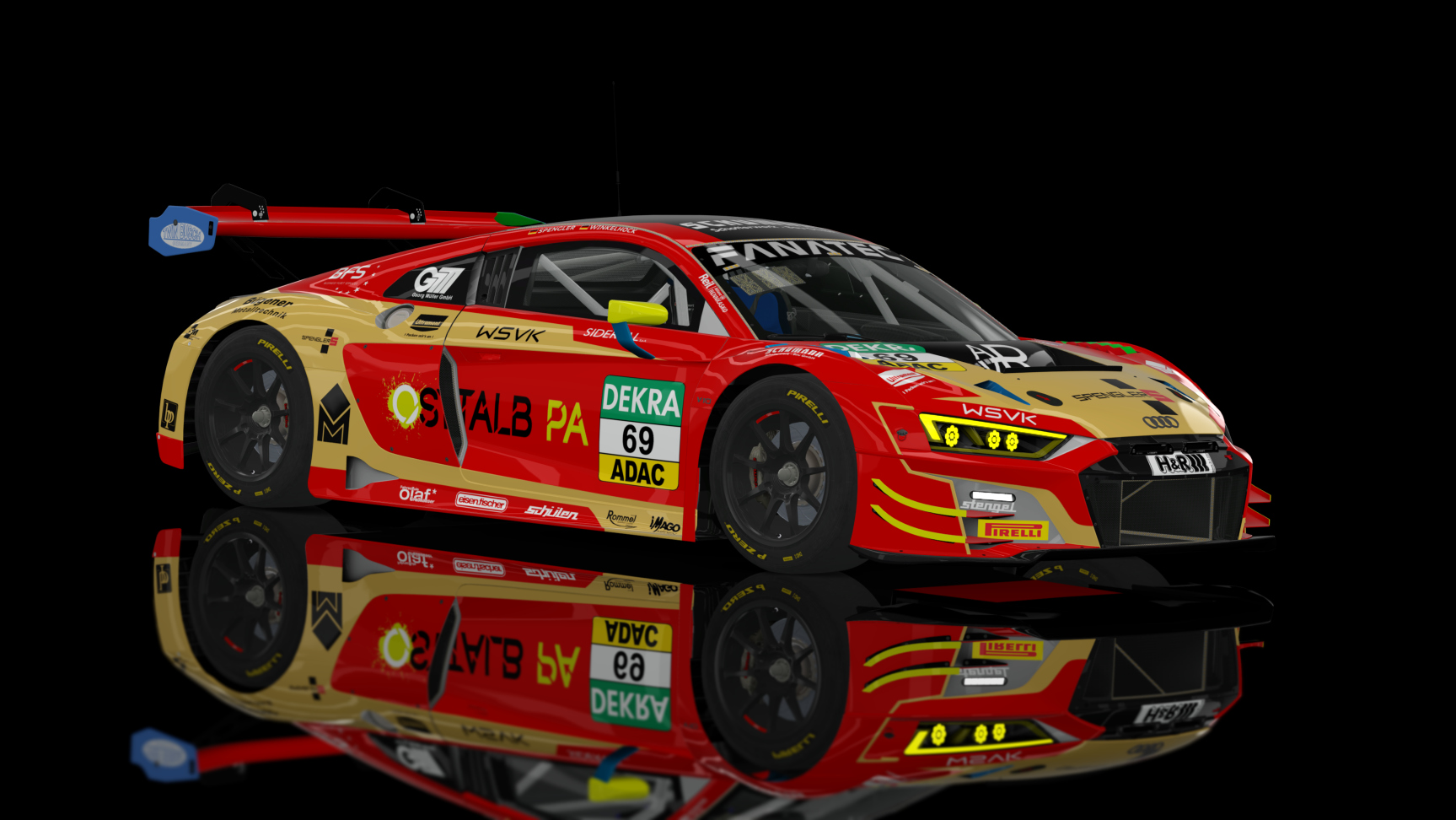 GT3 EVO - Audi R8 LMS EVO II 2021 FSR, skin 2022 GT Masters 69