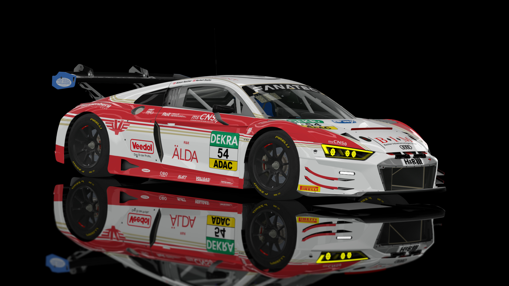 GT3 EVO - Audi R8 LMS EVO II 2021 FSR, skin 2022 GT Masters Veedol