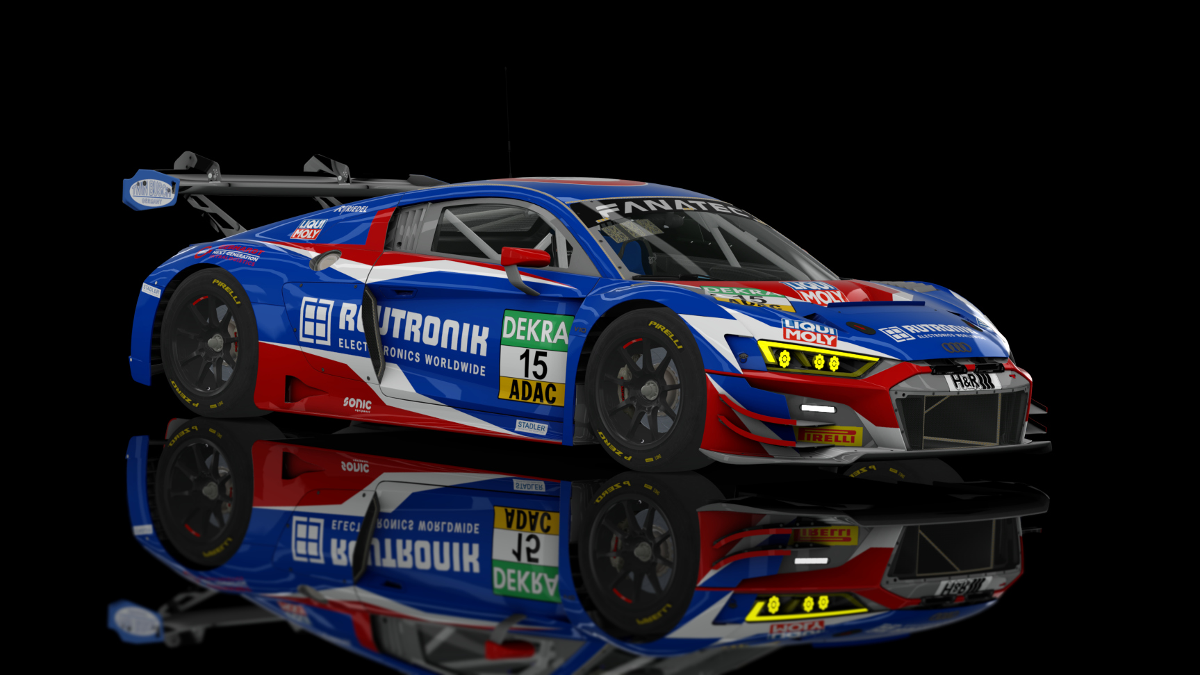 GT3 EVO - Audi R8 LMS EVO II 2021 FSR, skin 2022 GT masters Rut