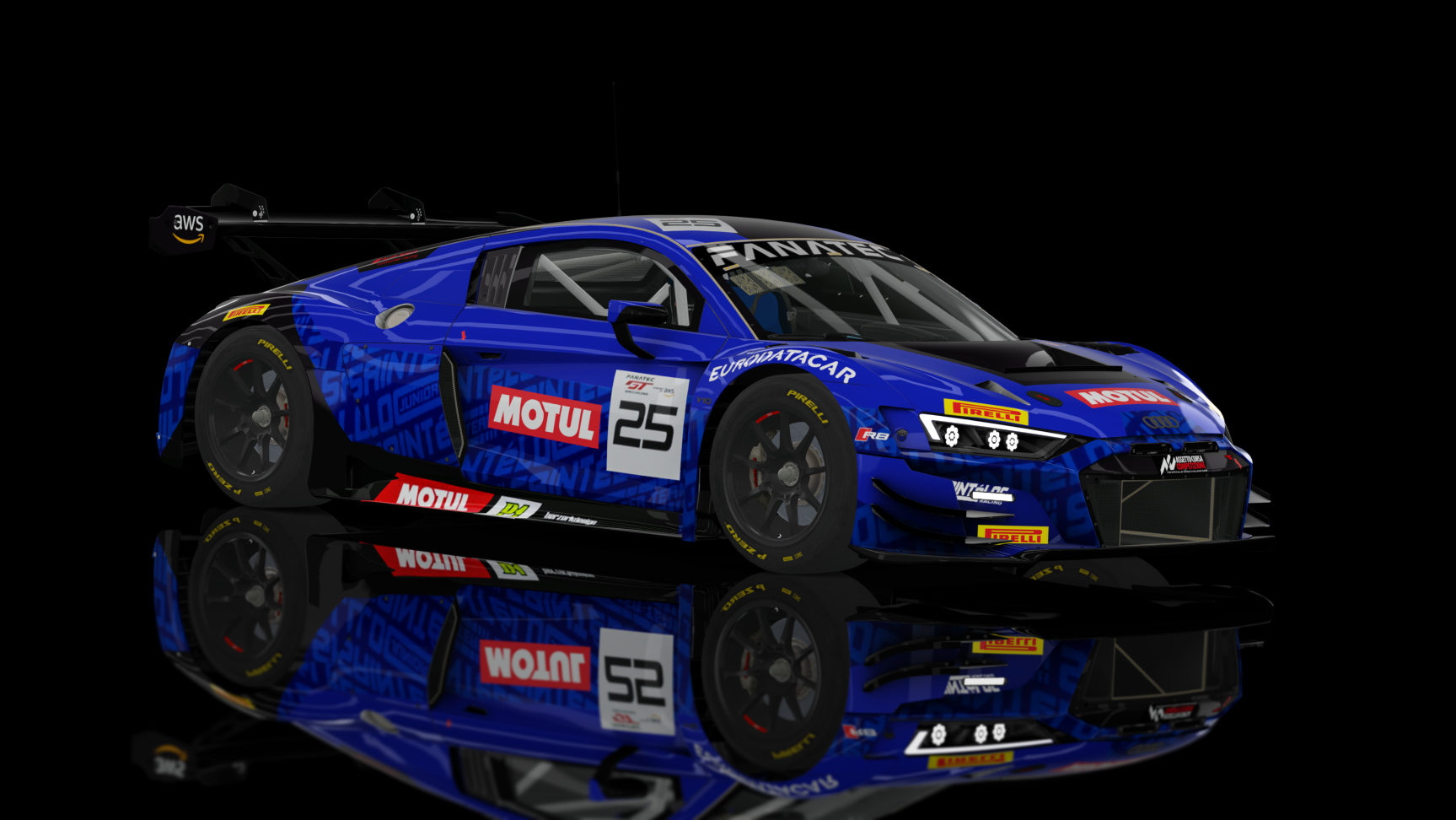 GT3 EVO - Audi R8 LMS EVO II 2021 FSR, skin 2023 Sainteloc Racing #25