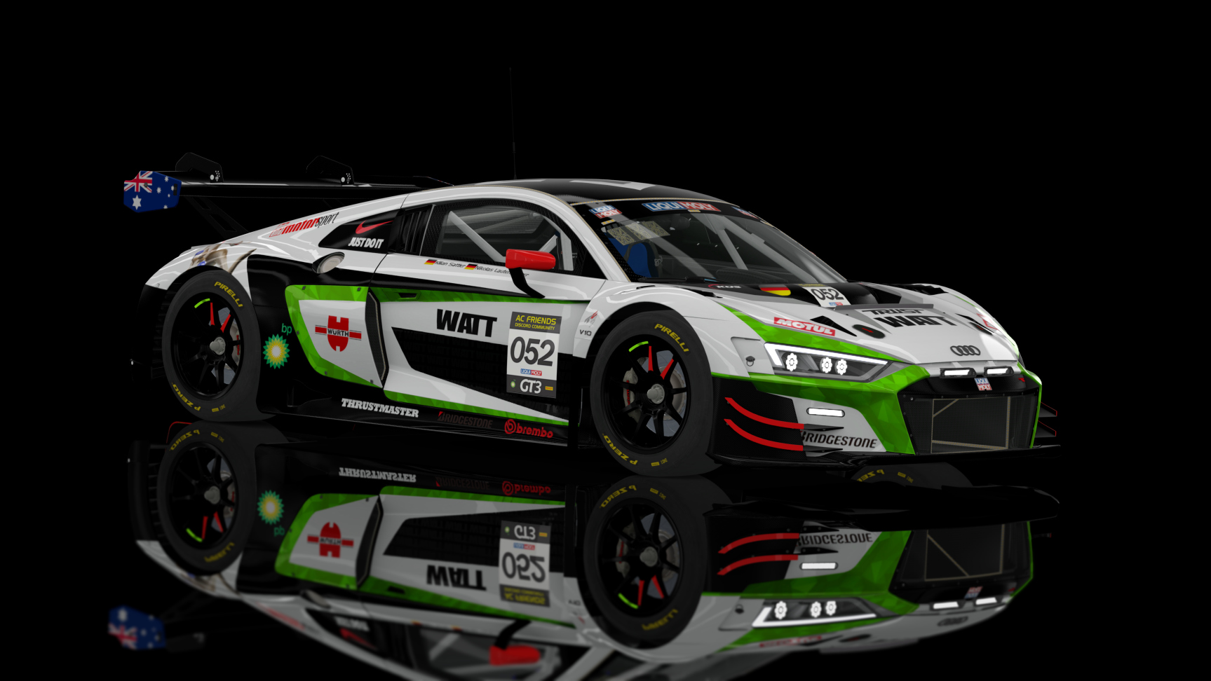 GT3 EVO - Audi R8 LMS EVO II 2021 FSR, skin ACFGTWC_BATHURST_GT3_052