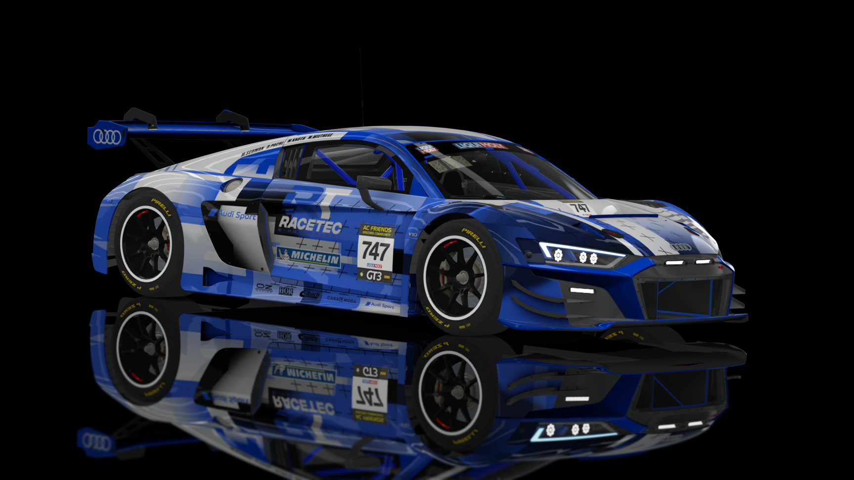 GT3 EVO - Audi R8 LMS EVO II 2021 FSR, skin ACFGTWC_BATHURST_GT3_747