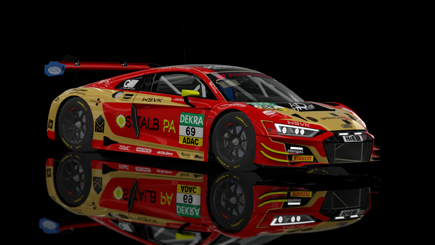 GT3 EVO - Audi R8 LMS EVO II 2021 FSR, skin Car_Collection_#69_2022