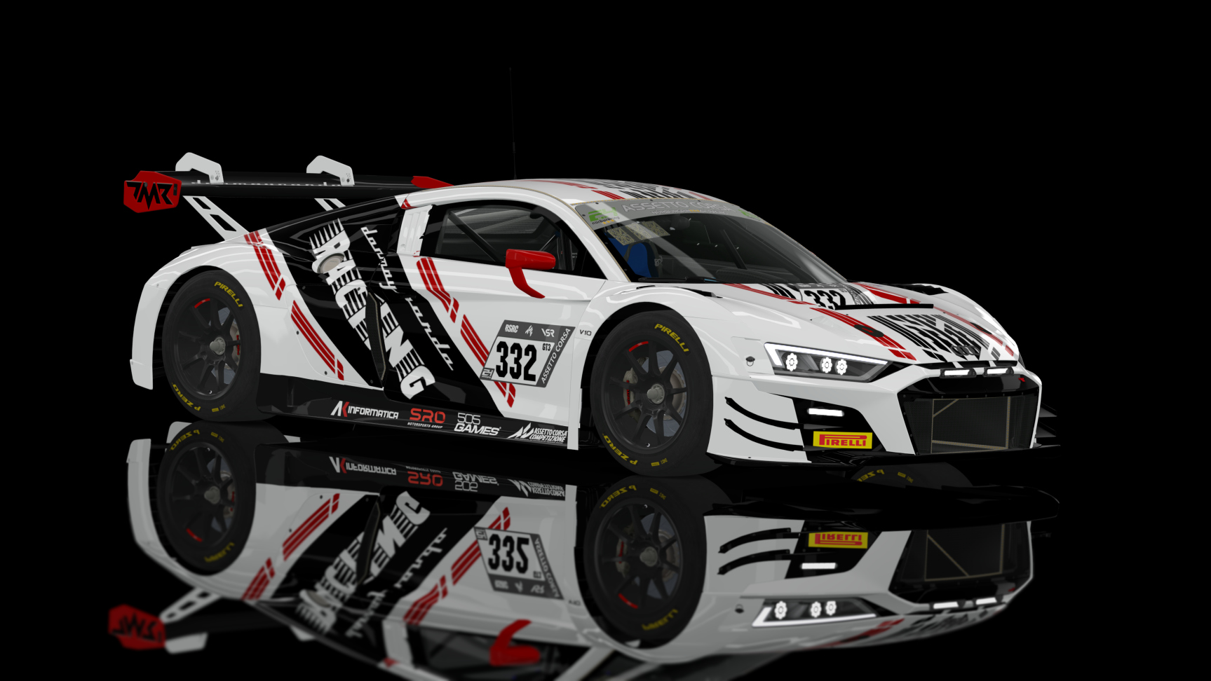 GT3 EVO - Audi R8 LMS EVO II 2021 FSR, skin NBR24_RACE2023_GT3_332