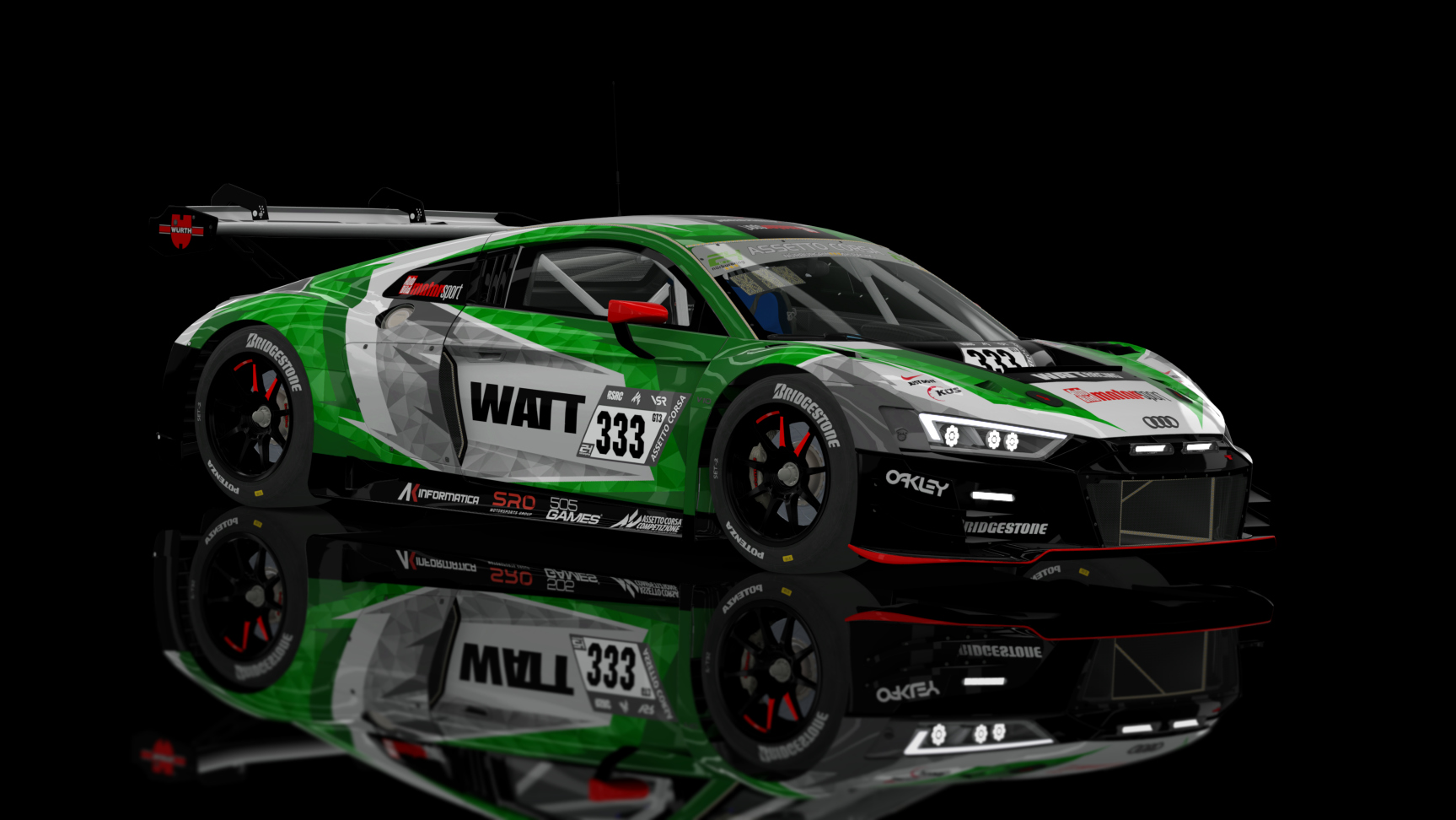 GT3 EVO - Audi R8 LMS EVO II 2021 FSR, skin NBR24_RACE2023_GT3_333