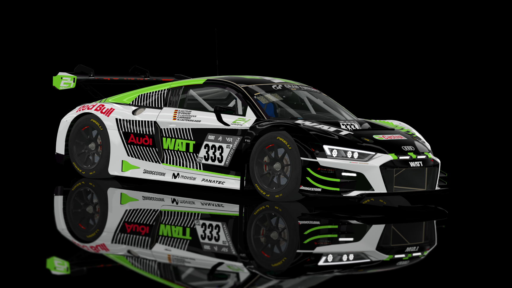 GT3 EVO - Audi R8 LMS EVO II 2021 FSR, skin NBR24_Test_GT3_#333