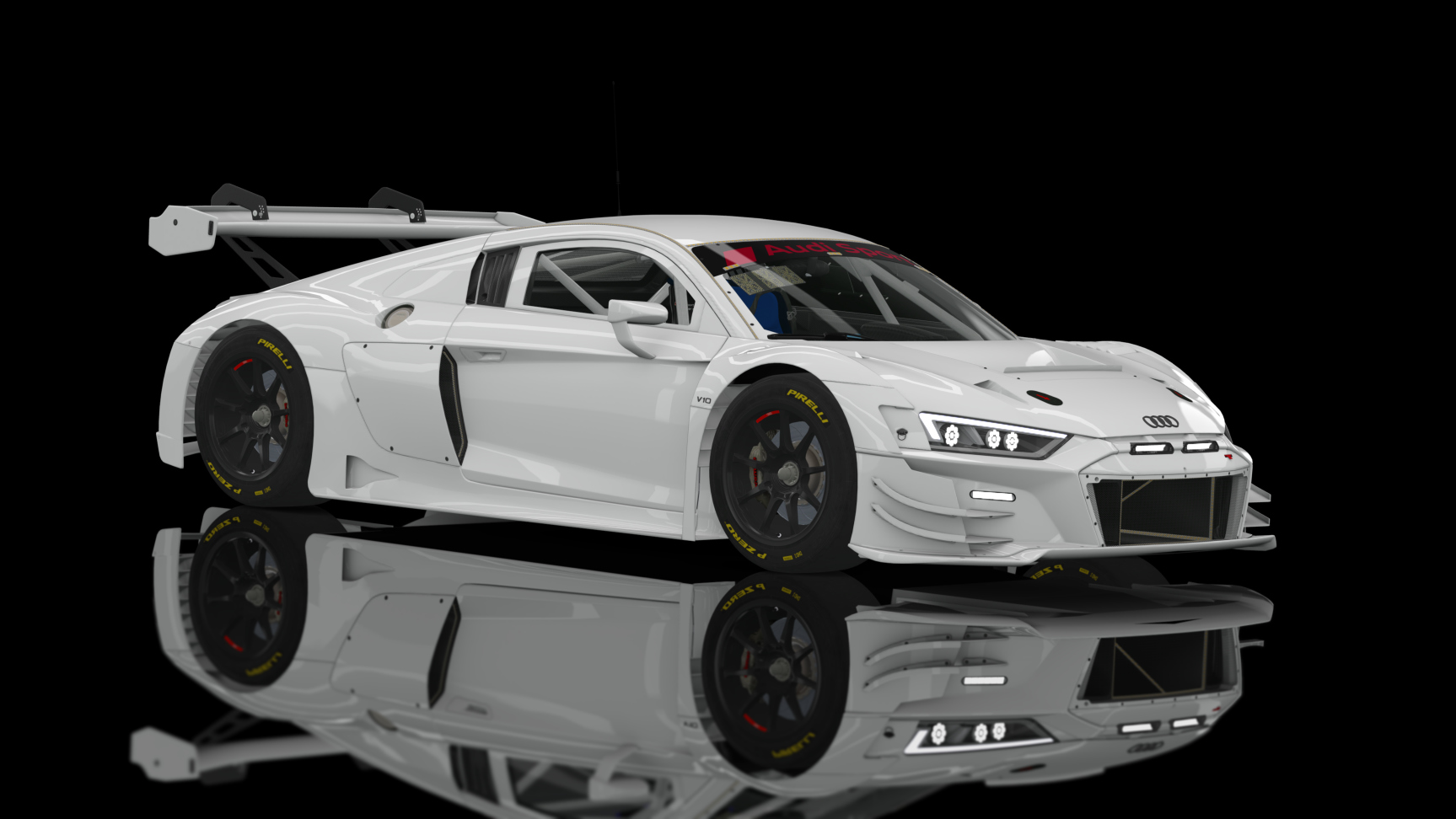 GT3 EVO - Audi R8 LMS EVO II 2021 FSR, skin TEMPLATE