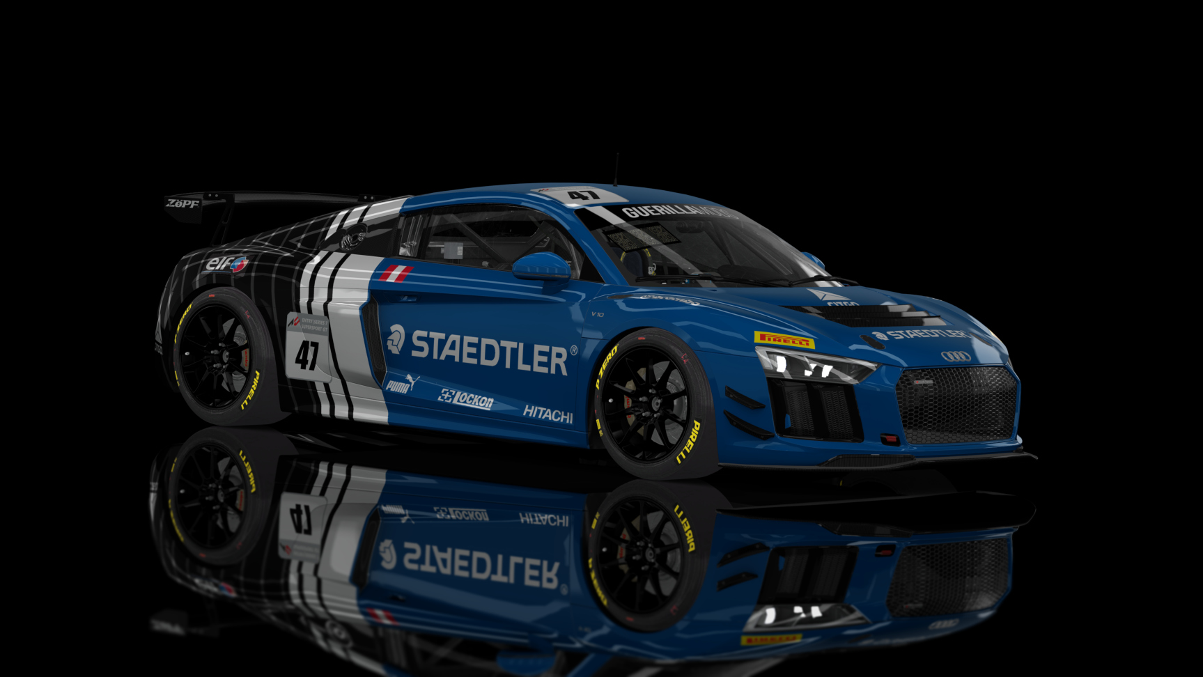 ACFGT4 - Audi R8 LMS 2018, skin 47-staedtler