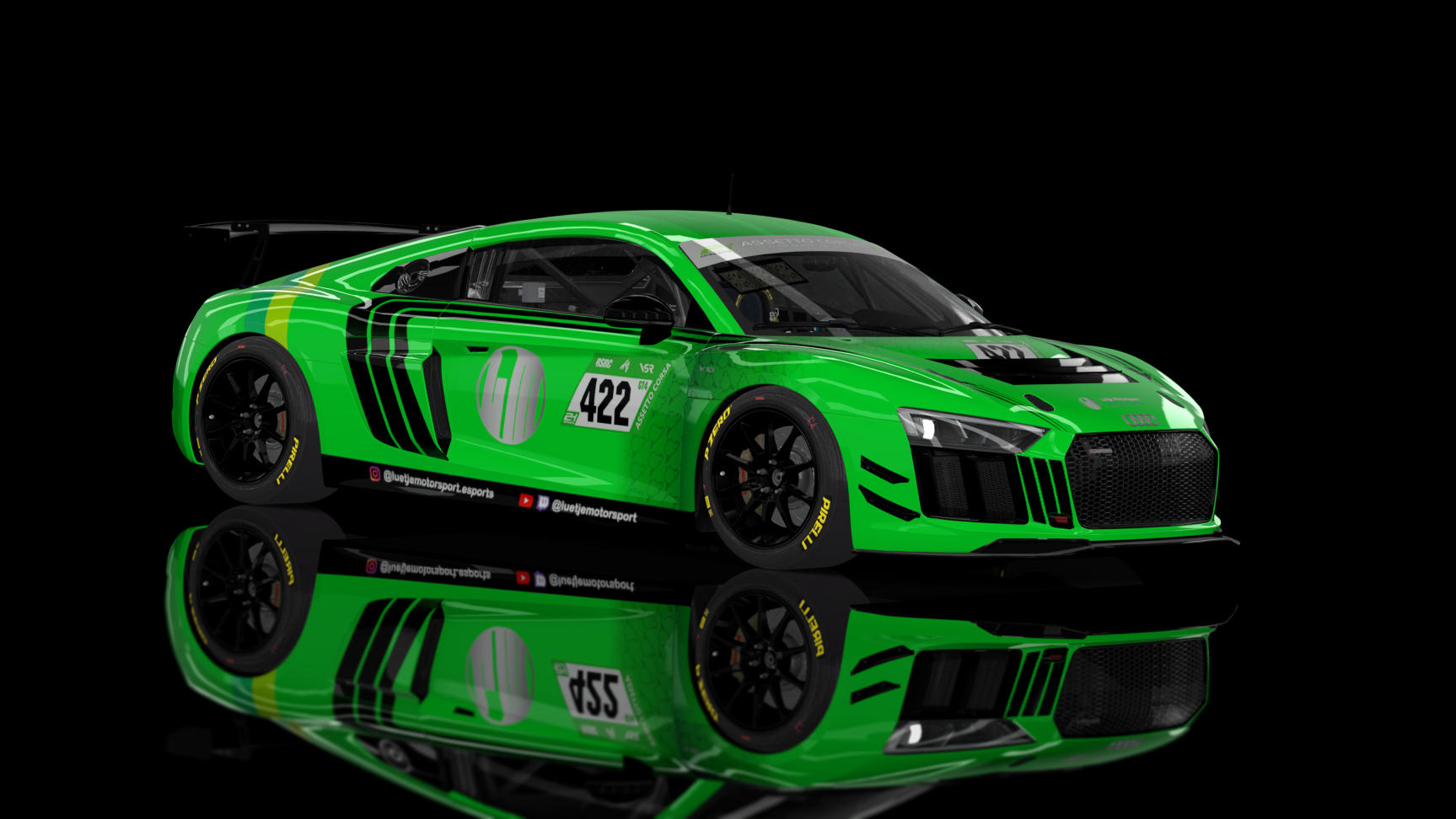 ACFGT4 - Audi R8 LMS 2018, skin NBR24_RACE2022_GT4_422