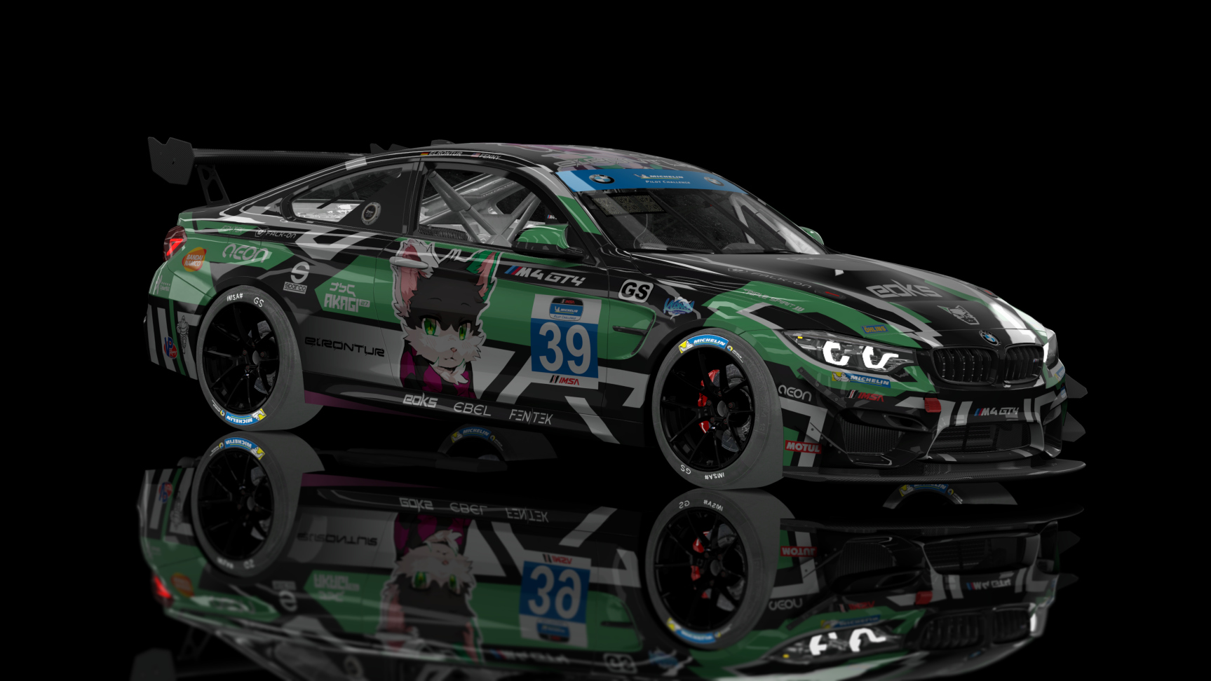 ACFGT4 - BMW M4 2018, skin Elrontur