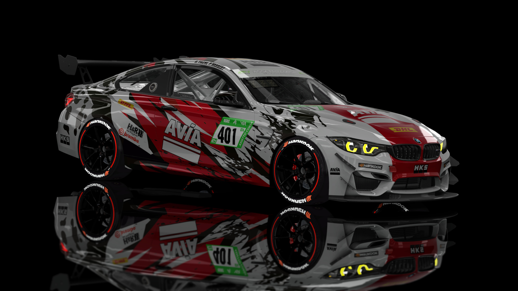 ACFGT4 - BMW M4 2018, skin NBR24_RACE2022_GT4_401