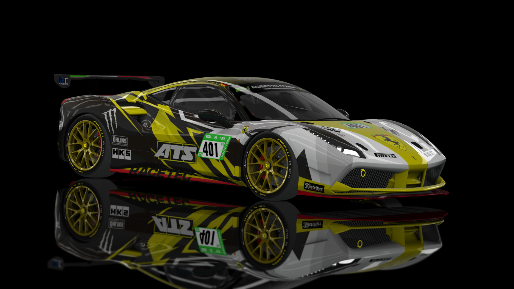 ACFGT4 - Ferrari 488 2019, skin NBR24_RACE2023_GT4_401