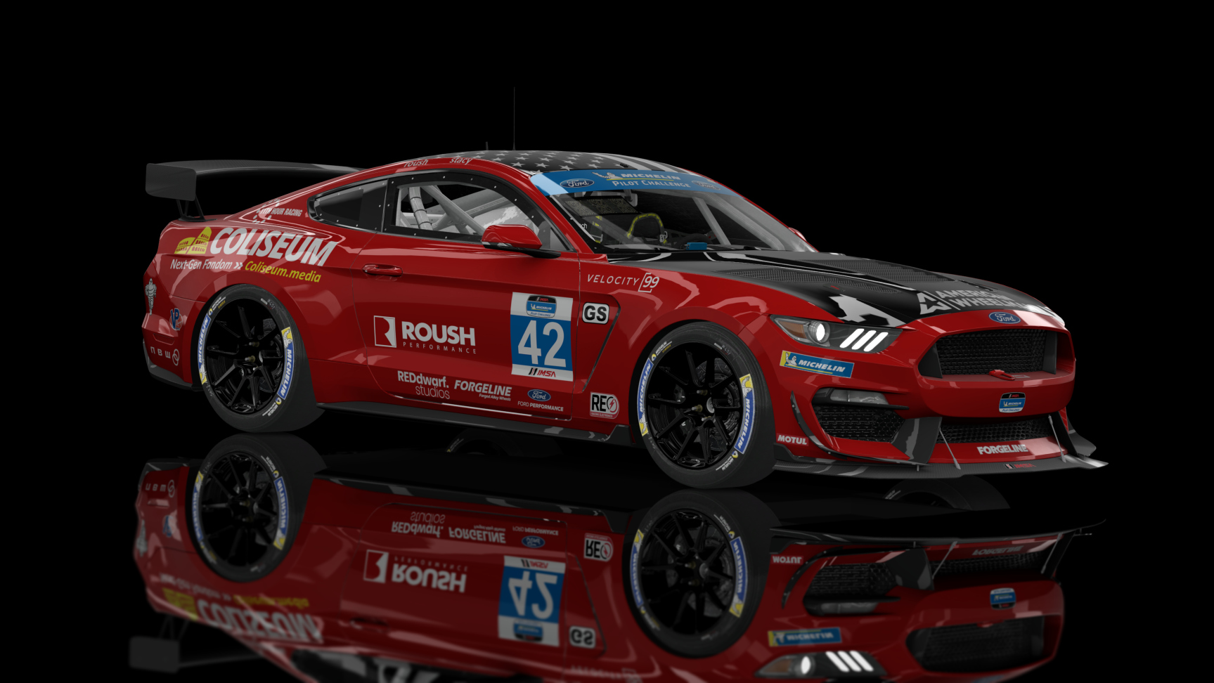 ACFGT4 - Ford Mustang GT 2018, skin 42_american_wheelman