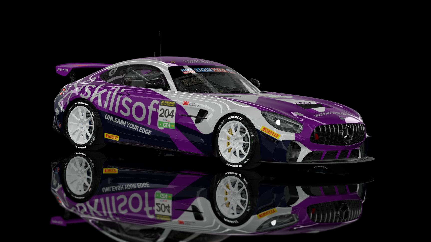 ACFGT4 - Mercedes AMG, skin ACFGTWC_BATHURST_GT4_204