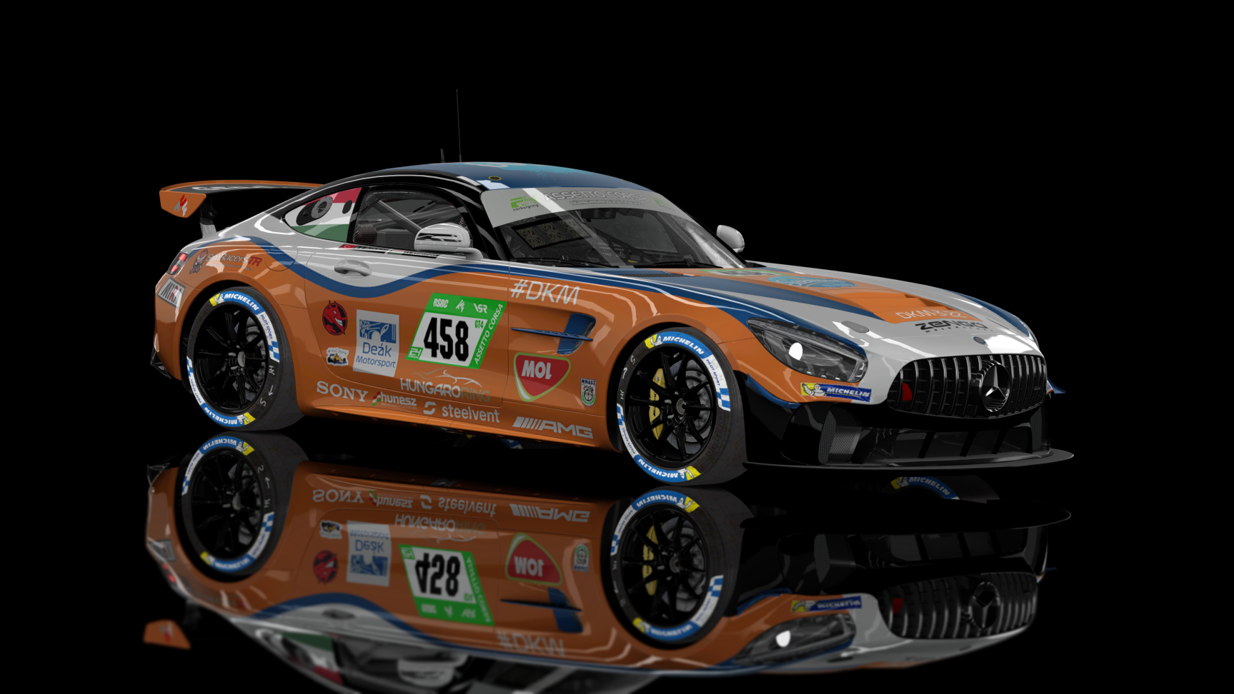 ACFGT4 - Mercedes AMG, skin NBR24_RACE2022_GT4_458