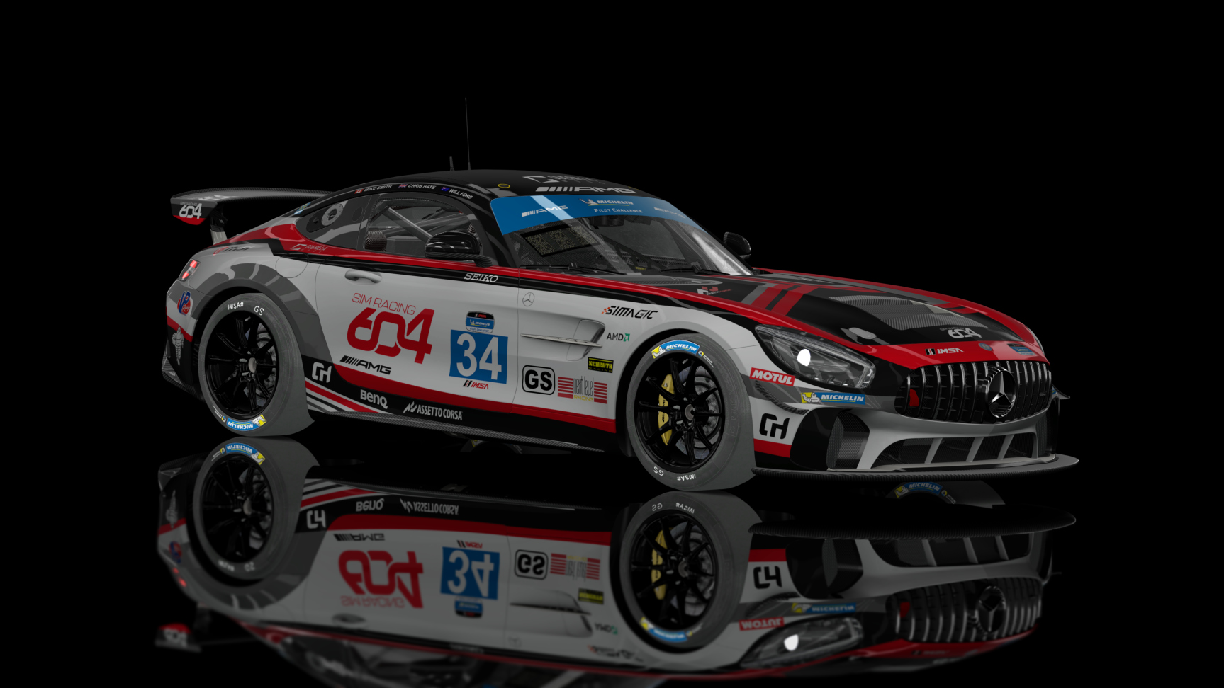 ACFGT4 - Mercedes AMG, skin SR604