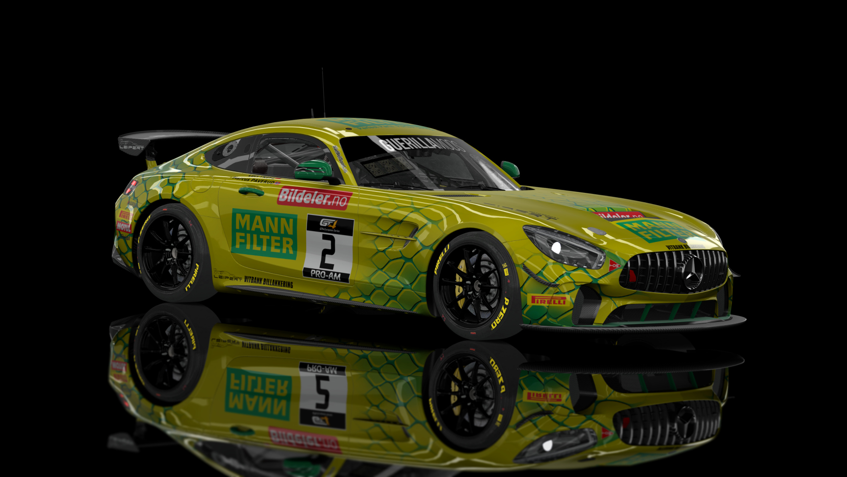 ACFGT4 - Mercedes AMG, skin gt4_european_series_leipert_2