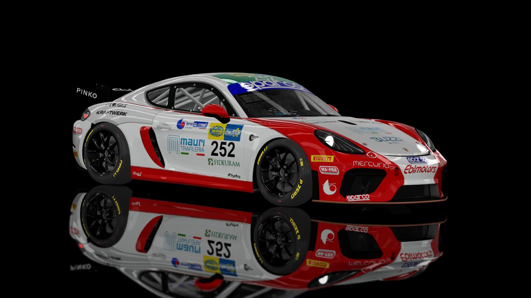 ACFGT4 - Porsche 718 Cayman GT4 Clubsport 2019, skin #252 Sabino De Castro